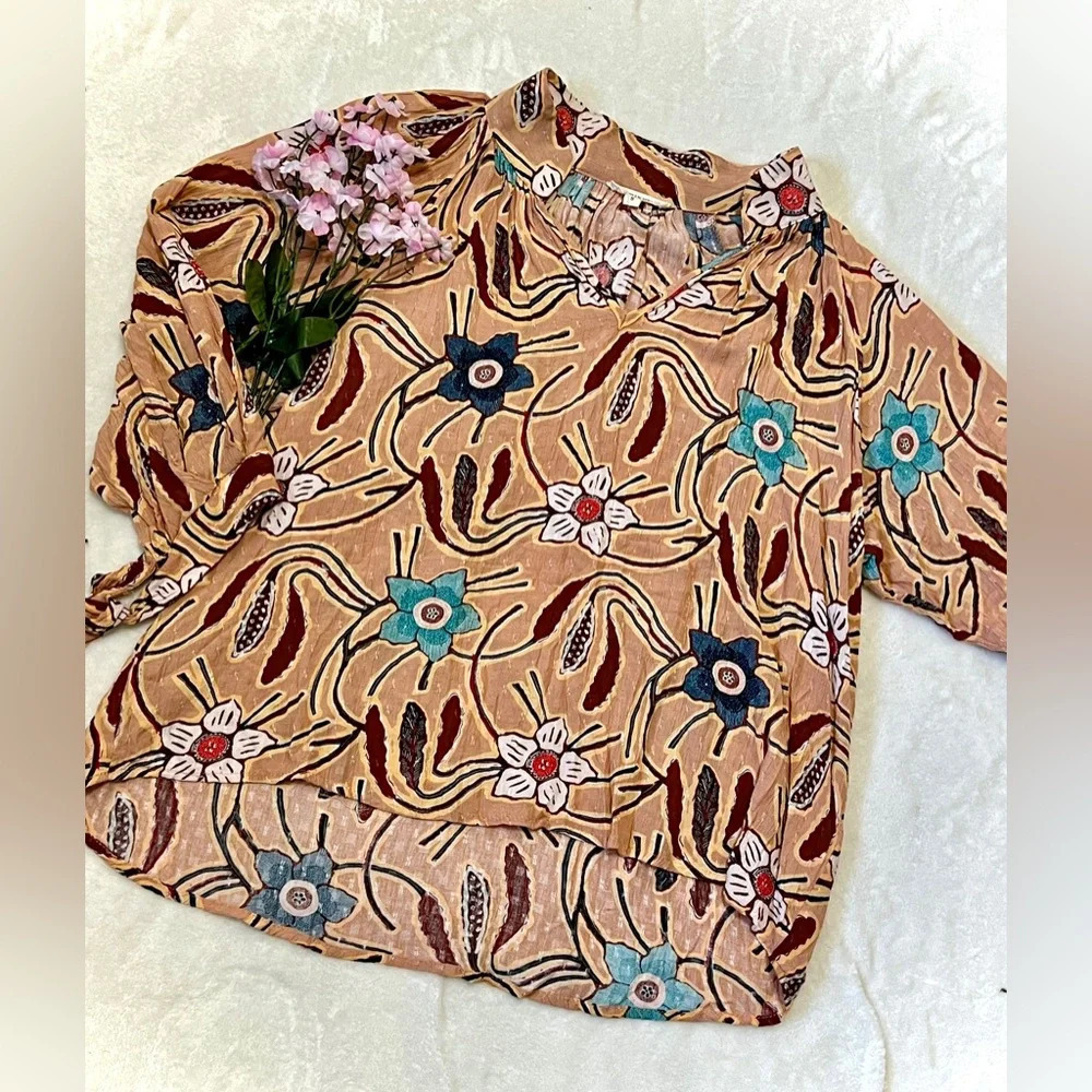 Christian Siriano NY Floral Blouse - Small